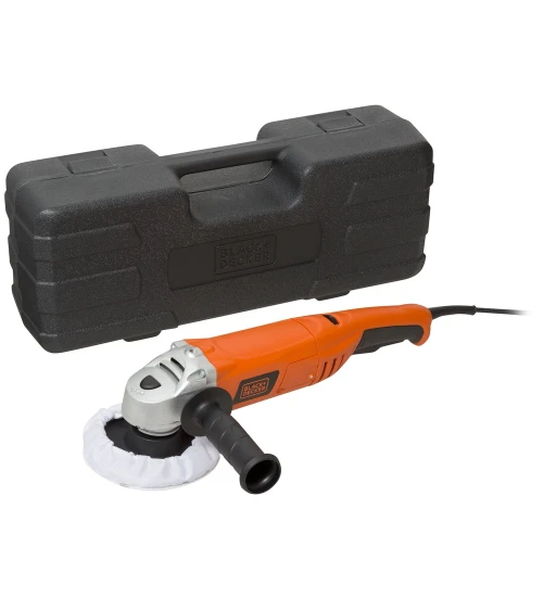 Politriz Profissional 5 Pol. 600W 127V com Maleta Plástica - BLACK DECKER WP600K-BR